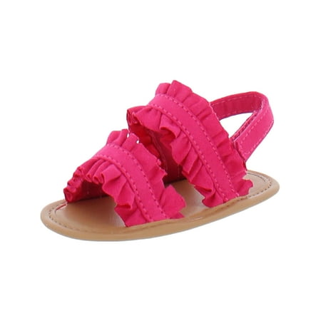 Baby Deer Ruffled Girls Slingback Sandals