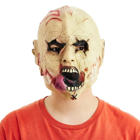 wsevypo Realistic Scary Halloween Skull Facewear Headwear