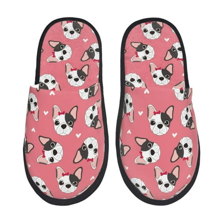 Noikeo French Bulldog Face Pattern Cozy Slippers Indoor for Women and Mens Fuzzy House Shoes Soft Plush Warm Slip-on Slippers-Large
Noikeo French Bulldog Face Pattern Cozy Slippers Indoor for Women and Mens Fuzzy House Shoes Soft Plush Warm Slip-on Slippers-Large
