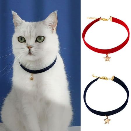 Naturegr Pet Collar Adjustable Wear Resistant Velvet Mini Star Pendant Pet Cat Dog Collar Ornament Pet Supplies
Naturegr Pet Collar Adjustable Wear Resistant Velvet Mini Star Pendant Pet Cat Dog Collar Ornament Pet Supplies