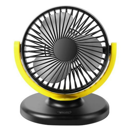 USB Desktop Fan Portable Silent Three-Speed Wind Desktop Personal Fan Suitable for Outdoor Home Office Yellow+Black
USB Desktop Fan Portable Silent Three-Speed Wind Desktop Personal Fan Suitable for Outdoor Home Office Yellow+Black