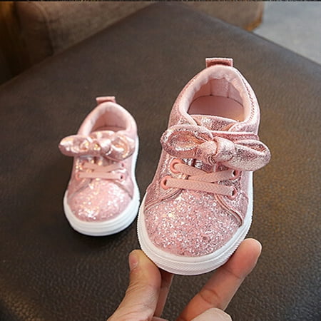 LSFYSZD Girls Child Soft Sole Sports Shoe Kids Sequins Casual Sneakers Cute Bowknot Shinny Shoes
LSFYSZD Girls Child Soft Sole Sports Shoe Kids Sequins Casual Sneakers Cute Bowknot Shinny Shoes