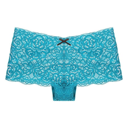 uikmnh Women Lace Boxer Briefs Briefs Low Waist Breathable Lace Panties
