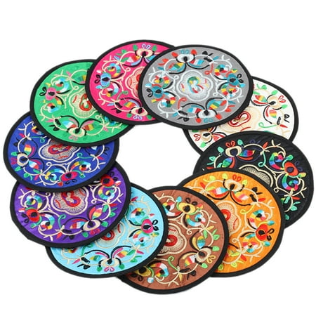 8pcs Embroidered Cup Coaster Washable Brocade Mug Coaster Heat Insulation Pad for Drinks(Assorted Color)
8pcs Embroidered Cup Coaster Washable Brocade Mug Coaster Heat Insulation Pad for Drinks(Assorted Color)