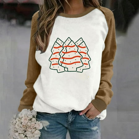 Aueoeo Winter Outfits for Women Womens Plus Sweatshirts Women s Funny Christmas Printed Long Sleeved Women s Top Christmas Tree Letter Printed T-Shirt
Aueoeo Winter Outfits for Women Womens Plus Sweatshirts Women s Funny Christmas Printed Long Sleeved Women s Top Christmas Tree Letter Printed T-Shirt