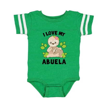 Inktastic Cute Sloth I Love My Abuela with Green Leaves Gift Baby Boy or Baby Girl Bodysuit
Inktastic Cute Sloth I Love My Abuela with Green Leaves Gift Baby Boy or Baby Girl Bodysuit