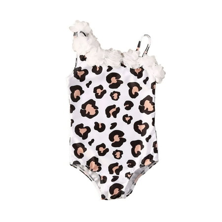 Canis Baby Girls One-piece Swimsuit Sunflower/Leopard Print Off Shoulder Swimwear
Canis Baby Girls One-piece Swimsuit Sunflower/Leopard Print Off Shoulder Swimwear