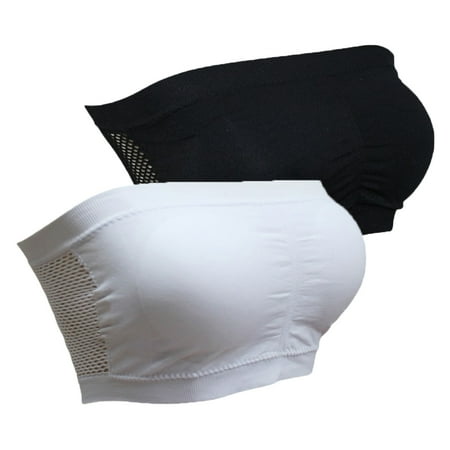 Miyanuby 2 Pieces Breathable Mesh Strapless Comfort Wireless Bra Bandeau Bralette Tube Top 38/85CD 40/90AB
Miyanuby 2 Pieces Breathable Mesh Strapless Comfort Wireless Bra Bandeau Bralette Tube Top 38/85CD 40/90AB