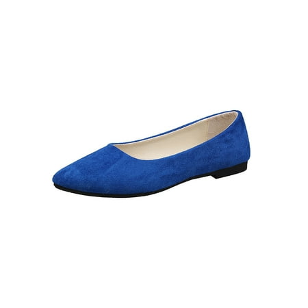 Woobling Ladies Loafers Slip On Flats Non-slip Flat Shoes Walking Casual Fashion Comfort Faux Suede Sapphire Blue 5.5
Woobling Ladies Loafers Slip On Flats Non-slip Flat Shoes Walking Casual Fashion Comfort Faux Suede Sapphire Blue 5.5