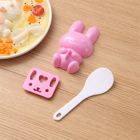 3pcs/set Reusable Rice Maker Kids Favor Cute Cartoon Rabbit Rice Mold DIY Sushi Maker Onigiri Sushi Bento Mould
3pcs/set Reusable Rice Maker Kids Favor Cute Cartoon Rabbit Rice Mold DIY Sushi Maker Onigiri Sushi Bento Mould