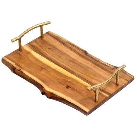 Wooden 11 x 17 Tray With Rifle Shaped Handles