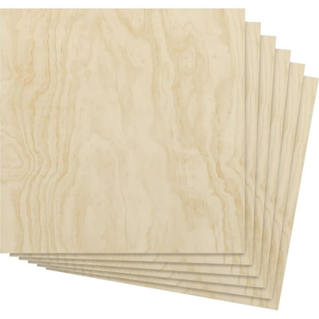 Ekena Millwork 15 3/4 W x 15 3/4 H x 3/8 T Wood Hobby Boards Birch (6-Pack)