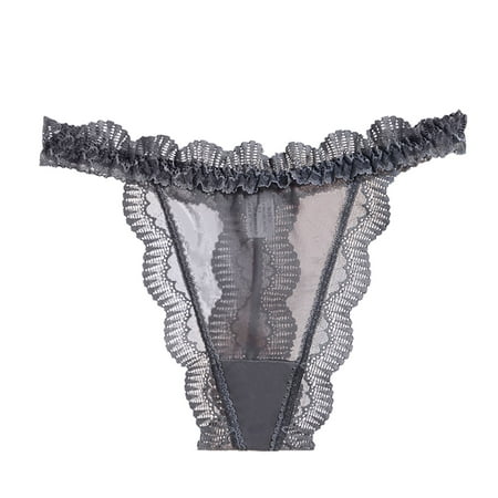KDDYLITQ Women s Panty Low Rise Breathable Sexy Underwear Lace Seamless Thongs Gray One Size
KDDYLITQ Women s Panty Low Rise Breathable Sexy Underwear Lace Seamless Thongs Gray One Size