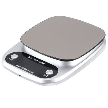 1PC 5kg/0.1g Rechargeable Kitchen Scale Stainless Steel Accuracy LCD Display Digital Scale Measurement Tool (Silver)
1PC 5kg/0.1g Rechargeable Kitchen Scale Stainless Steel Accuracy LCD Display Digital Scale Measurement Tool (Silver)