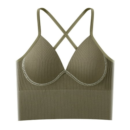 WQJNWEQ Bras for Women Clearance Women s Ruched Sports Bras Padded Workout Tops Medium Support Crop Tops Gifts for Women Green
WQJNWEQ Bras for Women Clearance Women s Ruched Sports Bras Padded Workout Tops Medium Support Crop Tops Gifts for Women Green