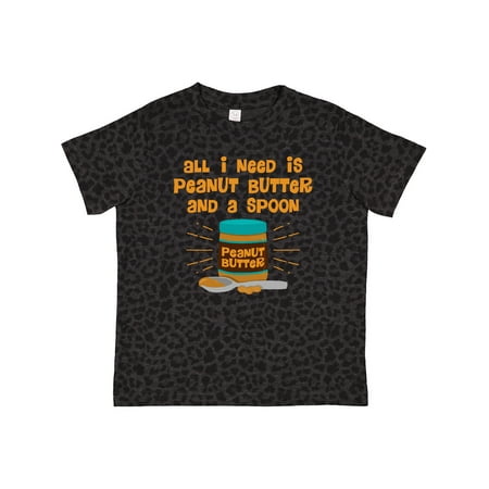 Inktastic Peanut Butter Spoon Gift Toddler Boy or Toddler Girl T-Shirt