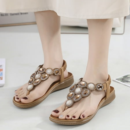 Aayomet Beach Sandals for Women Women Buckle Heels Sandals Casual Bling Rhinestone Strap Sandals Open Toe Beach Sandals Brown 6.5
Aayomet Beach Sandals for Women Women Buckle Heels Sandals Casual Bling Rhinestone Strap Sandals Open Toe Beach Sandals Brown 6.5