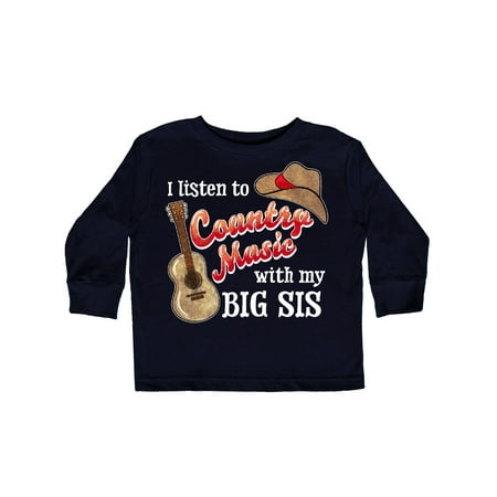 Inktastic I Listen to Country Music with my Big Sis Guitar and Hat Gift Toddler Boy or Toddler Girl Long Sleeve T-Shirt
Inktastic I Listen to Country Music with my Big Sis Guitar and Hat Gift Toddler Boy or Toddler Girl Long Sleeve T-Shirt