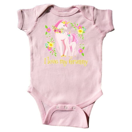Inktastic I Love My Granny Unicorn with Pink and Yellow Flowers Gift Baby Boy or Baby Girl Bodysuit
Inktastic I Love My Granny Unicorn with Pink and Yellow Flowers Gift Baby Boy or Baby Girl Bodysuit