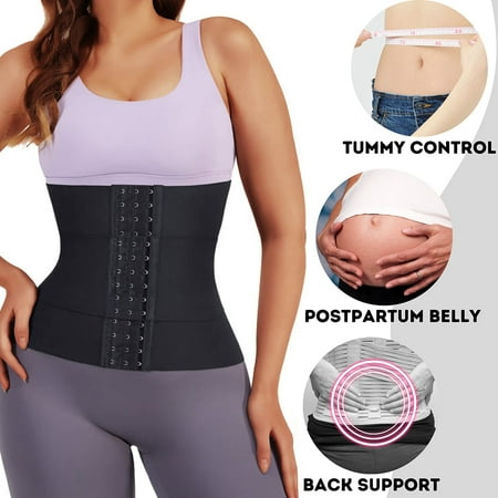 Elbourn Waist Trainer for Women Seamless Underbust Waist Corsets Adjustable Workout Girdle Hourglass Body Shaper Black
Elbourn Waist Trainer for Women Seamless Underbust Waist Corsets Adjustable Workout Girdle Hourglass Body Shaper Black