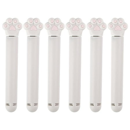 Chips Bag Sealing Clip|Cartoon Cat Paw Shape Food Package Clamp with Good Sealing|6 Pieces Snack Bag Sealers for Home Kitchen Office
Chips Bag Sealing Clip|Cartoon Cat Paw Shape Food Package Clamp with Good Sealing|6 Pieces Snack Bag Sealers for Home Kitchen Office