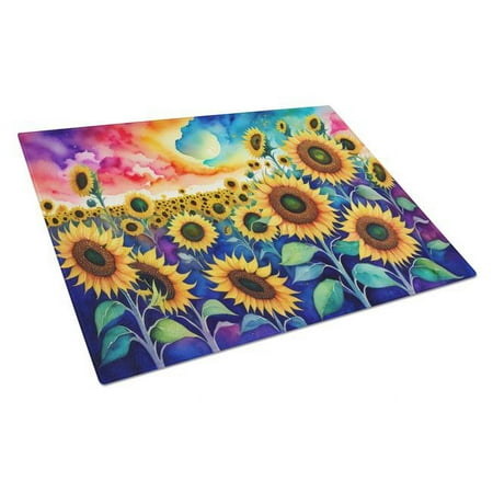 Carolines Treasures DAC1461LCB 15 x 12 in. Unisex Sunflowers in Color Glass Cutting Board - Large
Carolines Treasures DAC1461LCB 15 x 12 in. Unisex Sunflowers in Color Glass Cutting Board - Large
