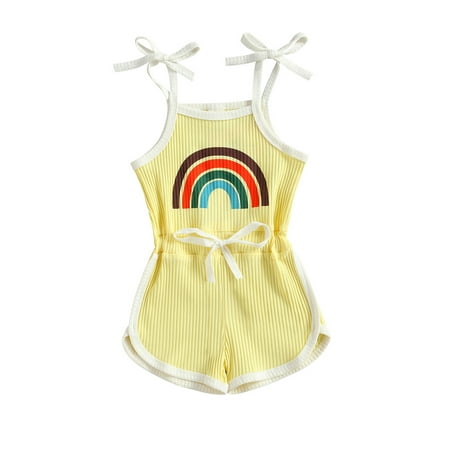 Gwiyeopda Toddler Baby Girl Outfits Rainbow Romper Jumpsuit Bodysuit Summer Clothes Set
Gwiyeopda Toddler Baby Girl Outfits Rainbow Romper Jumpsuit Bodysuit Summer Clothes Set