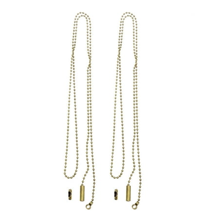 2pcs Chain Extension with Connector Beaded Pull Chains Accessories for Ceiling Fan Wall Lamp Bedside Light (Bronze)
2pcs Chain Extension with Connector Beaded Pull Chains Accessories for Ceiling Fan Wall Lamp Bedside Light (Bronze)