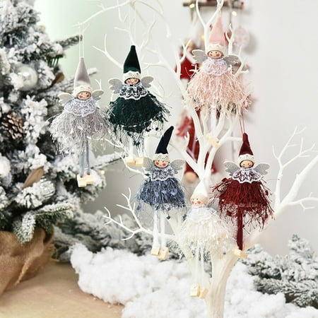 Yesbay Xmas Decorations Lace Angel Doll Christmas Tree Hanging Pendant Window Ornaments Christmas Angel Pendant
Yesbay Xmas Decorations Lace Angel Doll Christmas Tree Hanging Pendant Window Ornaments Christmas Angel Pendant
