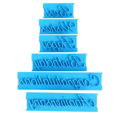 3 Set Letter Cake Stencil Handwriting Letter Cake Embosser Plastic Molds DIY Cake Decorating Printing Mold Baking Stencils Kitchen Utensils Gadgets
3 Set Letter Cake Stencil Handwriting Letter Cake Embosser Plastic Molds DIY Cake Decorating Printing Mold Baking Stencils Kitchen Utensils Gadgets