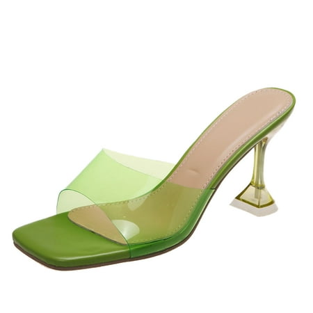 Youmylove Women High Heel Wear Heeled Solid Color Slippers Color High Heel Sandals Fish Mouth Heeled Women Sandals Trendy Leisure Simple Shoes Female Footwear
Youmylove Women High Heel Wear Heeled Solid Color Slippers Color High Heel Sandals Fish Mouth Heeled Women Sandals Trendy Leisure Simple Shoes Female Footwear