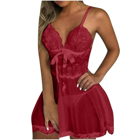 Ichuanyi Dresses for Women 2022 Fall Clearance Women s Fashion Sling Soild Sexy Lingerie Lace Bow Mesh Nightdress
Ichuanyi Dresses for Women 2022 Fall Clearance Women s Fashion Sling Soild Sexy Lingerie Lace Bow Mesh Nightdress