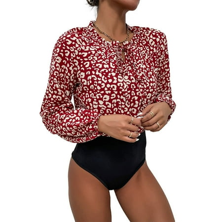 Aueoeo Ribbed Bodysuit for Women Shapewear Butt Lifter Tummy Control Women s Spring and Autumn Leaf Flying Sleeve Splicing Head V-Neck Slim-Cut Floral Temperament Workday Long Sleeve Onesie Jumpsuit
Aueoeo Ribbed Bodysuit for Women Shapewear Butt Lifter Tummy Control Women s Spring and Autumn Leaf Flying Sleeve Splicing Head V-Neck Slim-Cut Floral Temperament Workday Long Sleeve Onesie Jumpsuit