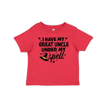 Inktastic I Have My Great Uncle Under My Spell with Cute Witch Hat Gift Baby Boy or Baby Girl T-Shirt
Inktastic I Have My Great Uncle Under My Spell with Cute Witch Hat Gift Baby Boy or Baby Girl T-Shirt
