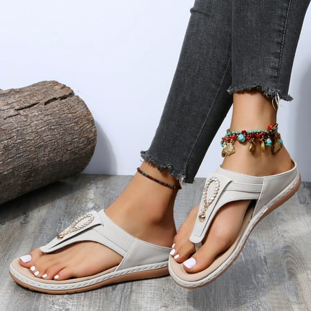 Aayomet Womens Sandals Women Platform Rhinestone Sandals Summer Boho Shoes Comfortable Open Toe Elastic Ankle Strap Strapless Khaki 7.5 
Aayomet Womens Sandals Women Platform Rhinestone Sandals Summer Boho Shoes Comfortable Open Toe Elastic Ankle Strap Strapless Khaki 7.5