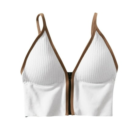 Mrat Everyday Bras Women Lightly Lined Demi Bra Ladies Deep V Zipper Chest Wrapped Seamless Rimless Vest Lightly Lined Racerback Bra
Mrat Everyday Bras Women Lightly Lined Demi Bra Ladies Deep V Zipper Chest Wrapped Seamless Rimless Vest Lightly Lined Racerback Bra