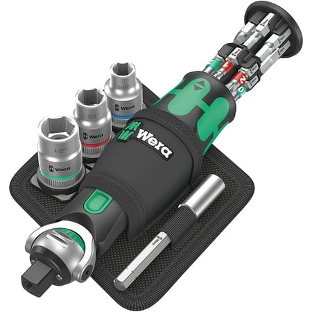 Wera 05004283001 8009 Zyklop Pocket Set Imperial 2 Ratchet Set 18 Pieces
Wera 05004283001 8009 Zyklop Pocket Set Imperial 2 Ratchet Set 18 Pieces