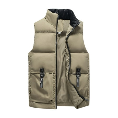 Men s Autumn And Winter Warm Coat Vests Solid Color Sleeveless Vest Solid Fashion Zipper Zipper Maternity Jacket for Men
Men s Autumn And Winter Warm Coat Vests Solid Color Sleeveless Vest Solid Fashion Zipper Zipper Maternity Jacket for Men