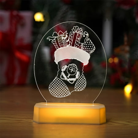 Weaklki Christmas Lights Christmas Decor Christmas Nightlight Festival Decoration Christmas Decorations 3D Bedroom Bedside Lamp Table Lamp Christmas Decorations Clearance
Weaklki Christmas Lights Christmas Decor Christmas Nightlight Festival Decoration Christmas Decorations 3D Bedroom Bedside Lamp Table Lamp Christmas Decorations Clearance