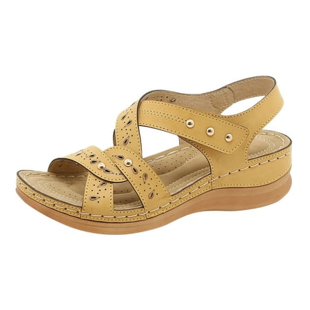 KI-8jcuD Sandles For Women Women Sandals Fashion Summer New Pattern Solid Color Roman Sandals Comfortable Wedge Soft Sole Non Slip Light Shoes Women S Slip On Sandals Sandals Heels For Women Memory
KI-8jcuD Sandles For Women Women Sandals Fashion Summer New Pattern Solid Color Roman Sandals Comfortable Wedge Soft Sole Non Slip Light Shoes Women S Slip On Sandals Sandals Heels For Women Memory