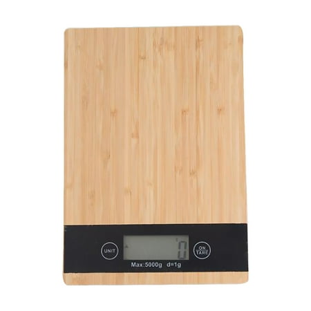 Kitchen Electronic Scale Bamboo Surface Platform Digital Scale Food Cooking Scale for Coffee Tea Leaf Kitchen without B
Kitchen Electronic Scale Bamboo Surface Platform Digital Scale Food Cooking Scale for Coffee Tea Leaf Kitchen without B