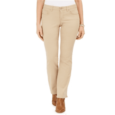 Style & Co Women s Curvy Fit Bootcut Jeans Brown Size 8