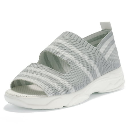 Ritualay Womens Platform Sport Sandals Summer Wedge Sandals Slip On Casual Shoes Gray 7
Ritualay Womens Platform Sport Sandals Summer Wedge Sandals Slip On Casual Shoes Gray 7