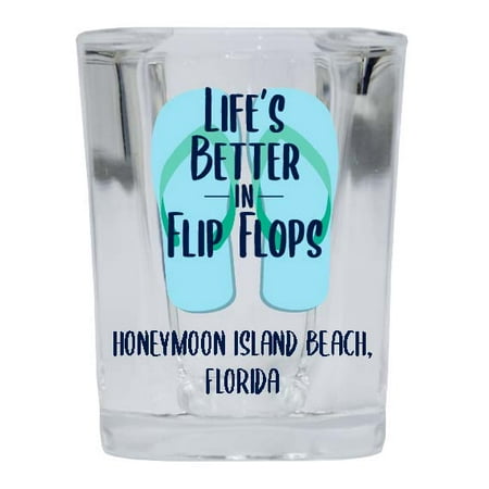 Honeymoon Island Beach Florida Souvenir 2 Ounce Square Shot Glass Flip Flop Design 4-Pack
Honeymoon Island Beach Florida Souvenir 2 Ounce Square Shot Glass Flip Flop Design 4-Pack