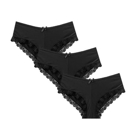 Baywell Breathable Soft Underwear for Women Sexy Bikini Panties Lace Stretch Seamless No Show Hipster Black S-2XL
Baywell Breathable Soft Underwear for Women Sexy Bikini Panties Lace Stretch Seamless No Show Hipster Black S-2XL
