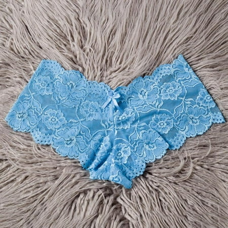 Big Sale!!Women Lace Panties High-Crotch Transparent Floral Bow Soft Briefs Underwear
Big Sale!!Women Lace Panties High-Crotch Transparent Floral Bow Soft Briefs Underwear