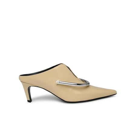 JIL SANDER Woman Sabot In Pelle Crema