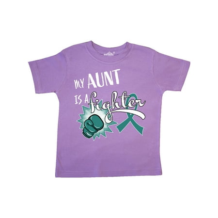 Inktastic Ovarian Cancer Awareness My Aunt is a Fighter Gift Toddler Boy or Toddler Girl T-Shirt
Inktastic Ovarian Cancer Awareness My Aunt is a Fighter Gift Toddler Boy or Toddler Girl T-Shirt