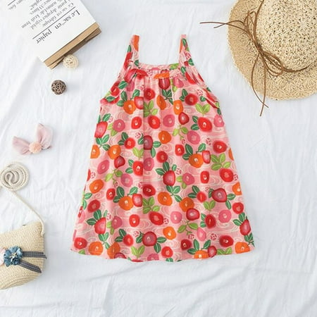 ADXFWORU Toddler Kids Girls Summer Strap Print Beach Princess Dress Casual Clothes 6Y
ADXFWORU Toddler Kids Girls Summer Strap Print Beach Princess Dress Casual Clothes 6Y