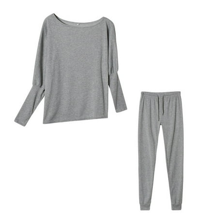 Casual Cozy Suit Pullover Long Sleeves Pajamas Drawstring Joggers Solid Color
Casual Cozy Suit Pullover Long Sleeves Pajamas Drawstring Joggers Solid Color